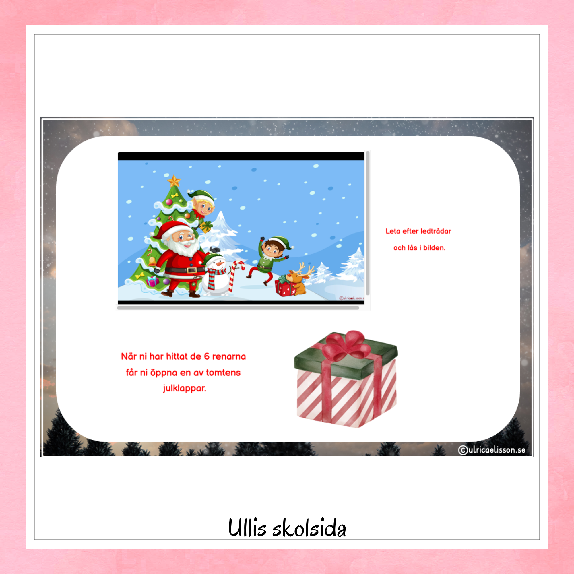 Escape room – De försvunna renarna