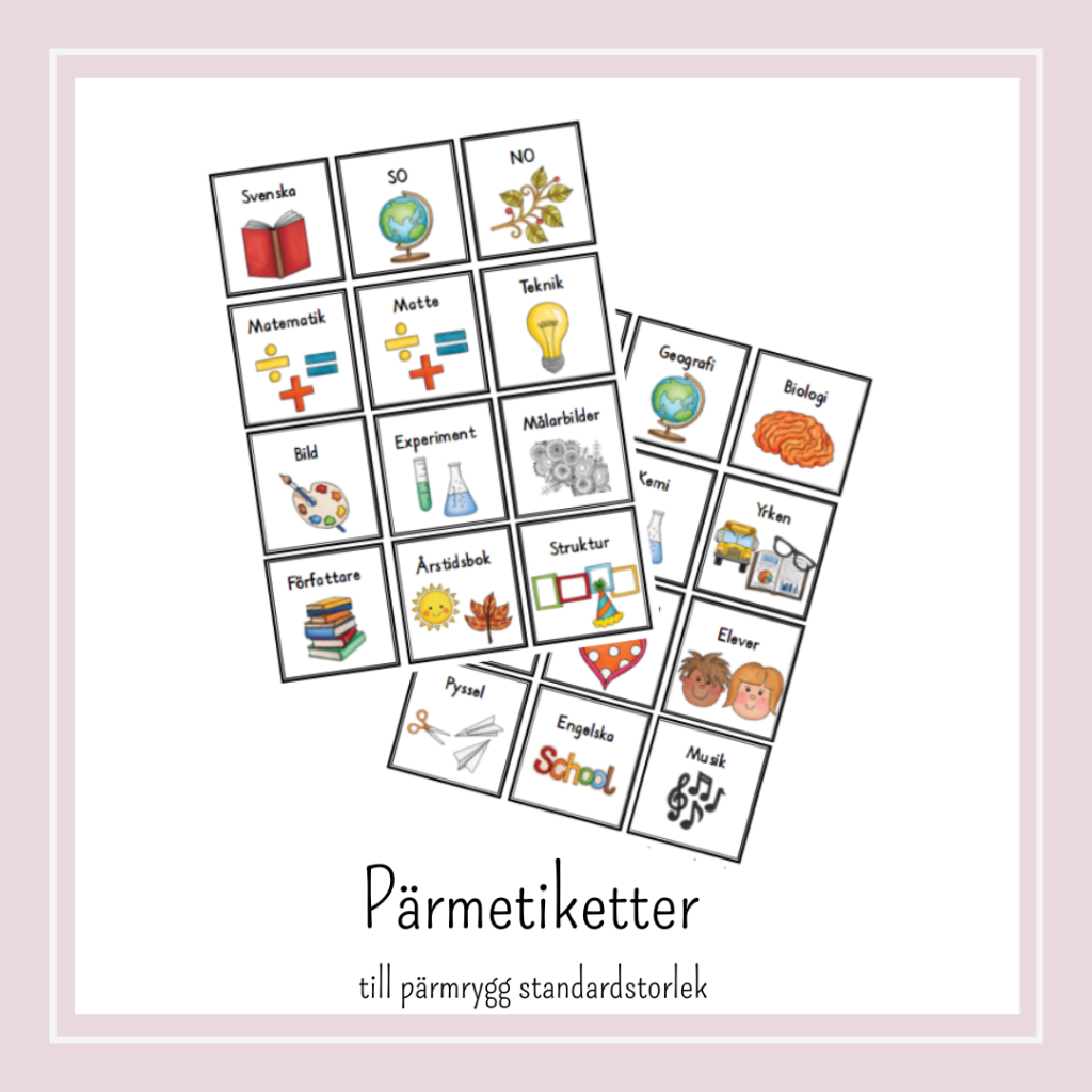 Pärmetiketter standardpärm