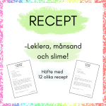 Recept: leklera, månsand & slime - bild 1