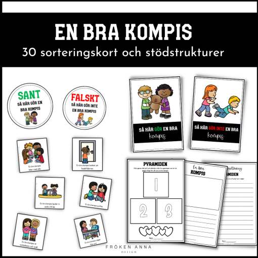 Materialpaket: En bra kompis / värdegrund