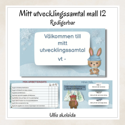 Mitt utvecklingssamtal mall 12 - redigerbar