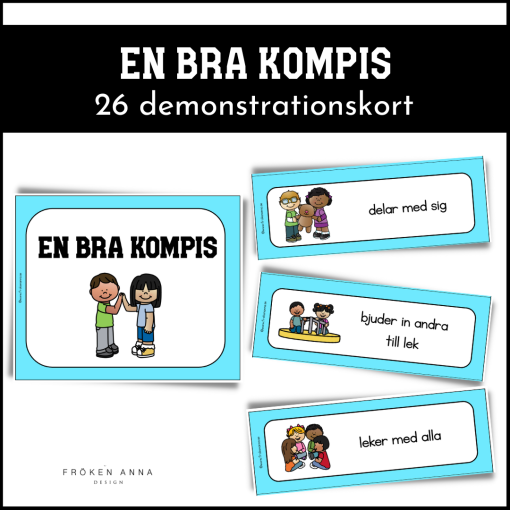 Materialpaket: En bra kompis / värdegrund