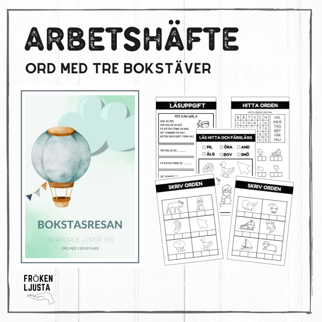 Ord med tre bokstäver