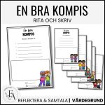 En bra kompis: Rita och skriv - bild 1