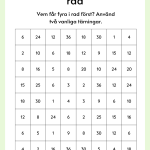 Blandade arbetsblad matematik – addition, subtraktion, multiplikation, division och lite annat - bild 17