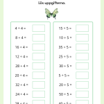 Blandade arbetsblad matematik – addition, subtraktion, multiplikation, division och lite annat - bild 18