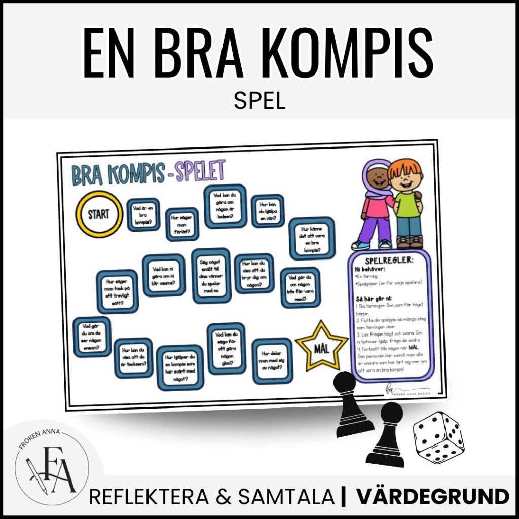 Bra Kompis Spelet – Lär dig vad det innebär att vara en bra vän