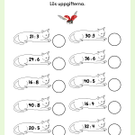 Blandade arbetsblad matematik – addition, subtraktion, multiplikation, division och lite annat - bild 22