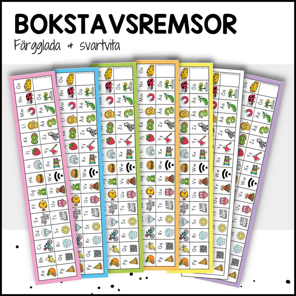 COLOR: Bokstavsremsor