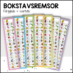 COLOR: Bokstavsremsor - bild 1