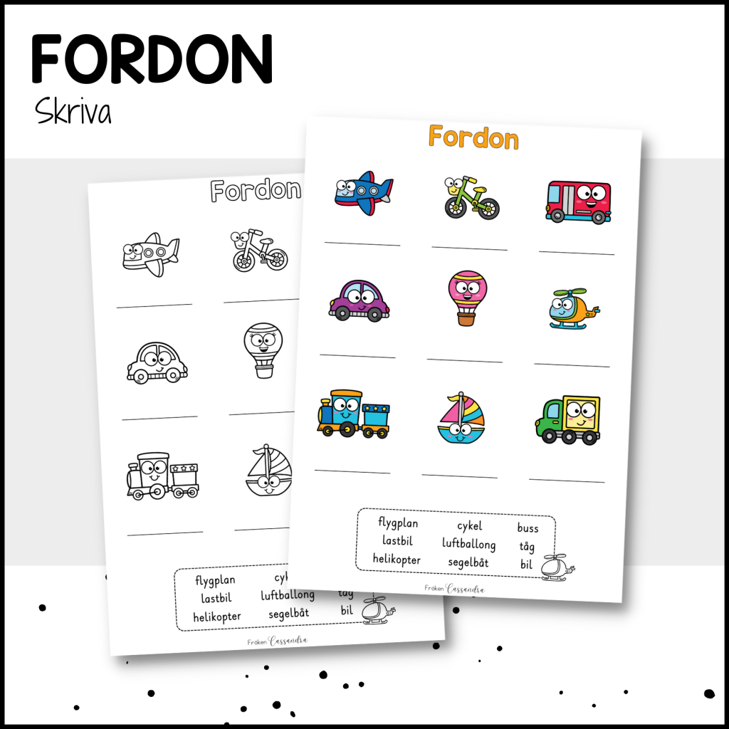 FORDON: skriv