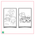 Målarbok – Alla Hjärtans Dag - bild 3