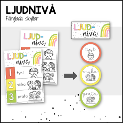 COLOR: ljudnivå