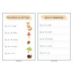 Dra streck till rätt bild + välskrivning - bild 5