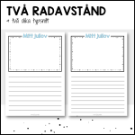 Mitt jullov: skrivpapper - bild 2