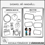 En bra kompis / Vänliga veckan arbetshäfte - bild 3