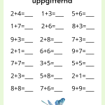 Blandade arbetsblad matematik – addition, subtraktion, multiplikation, division och lite annat - bild 7