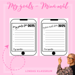 My goals 2025 – Mina mål - bild 4