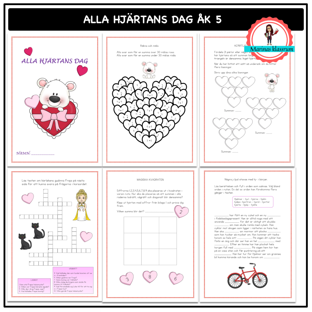 Alla hjärtans dag åk 5