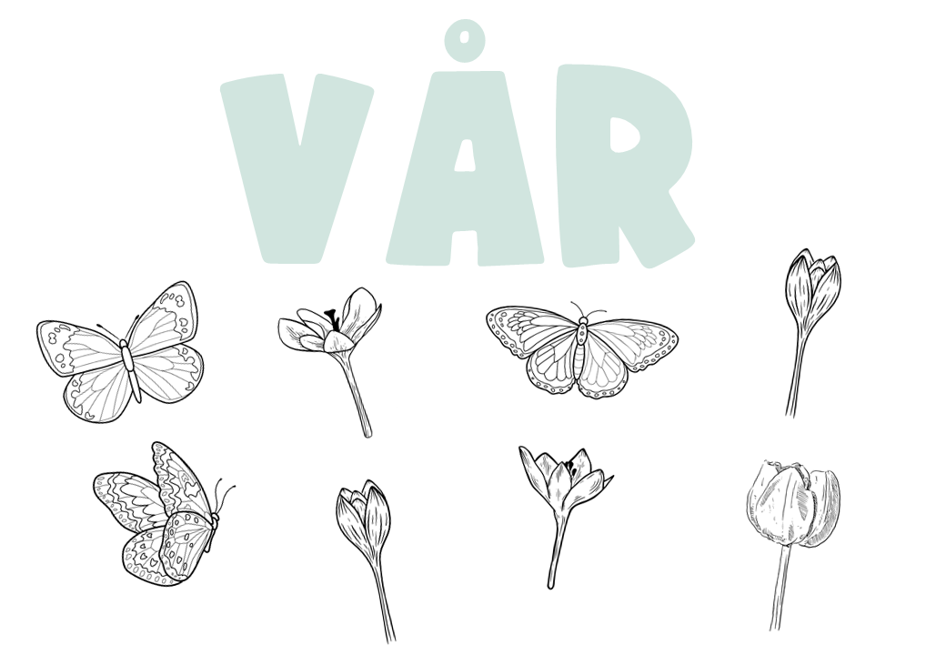 Målarbilder till klassrummet - Vår