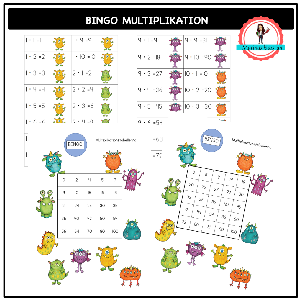 Bingo – multiplikation