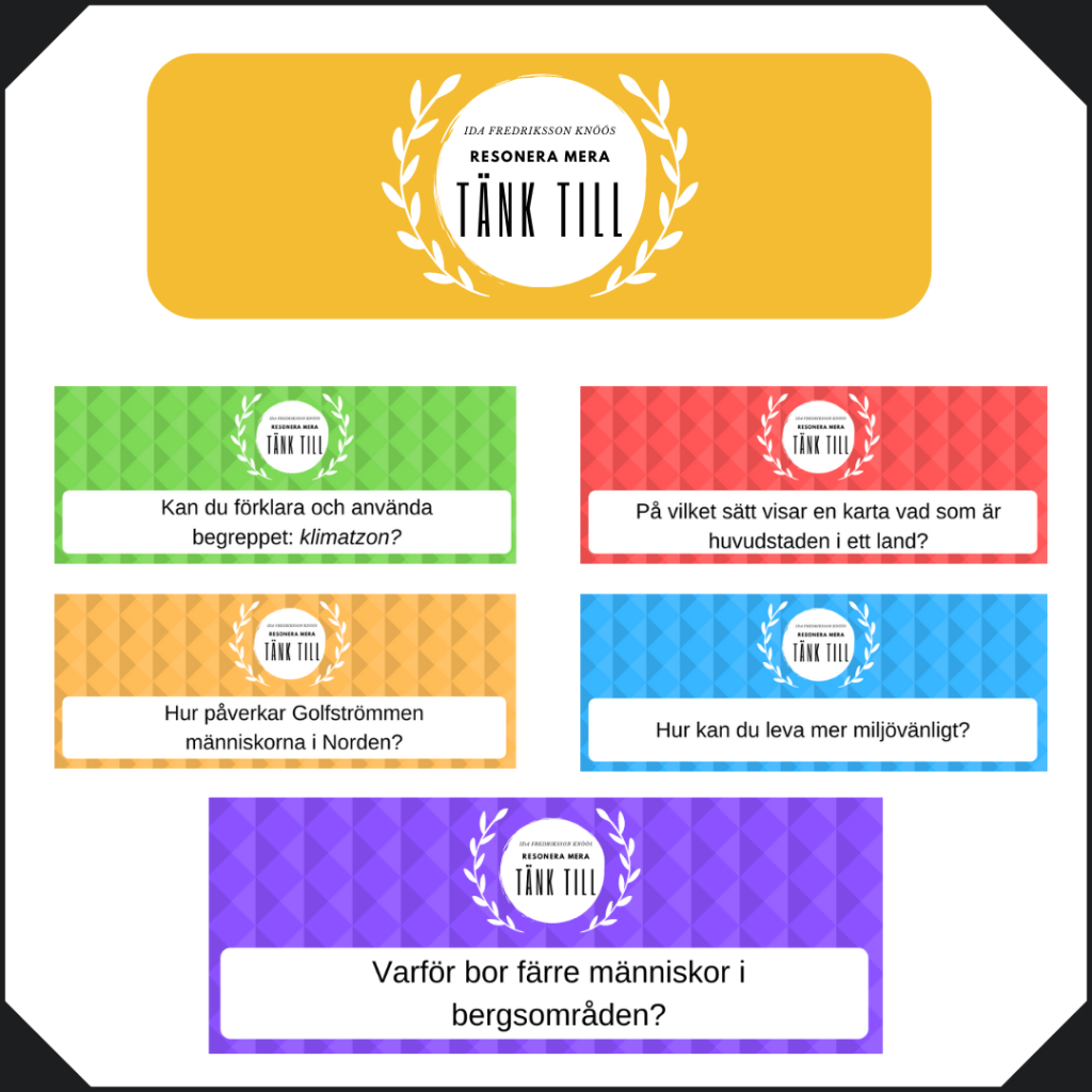 Diskussionsfrågor – Geografi