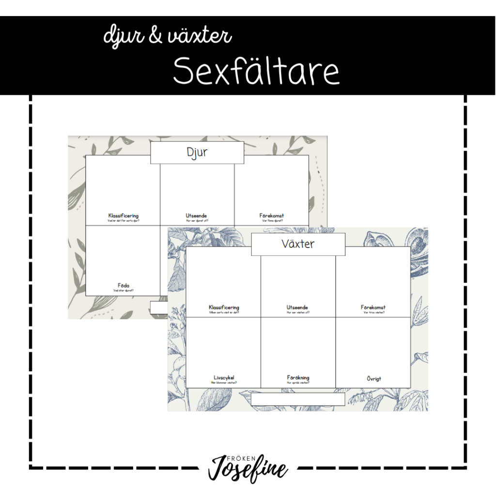 Sexfältare och VÖL-tabell