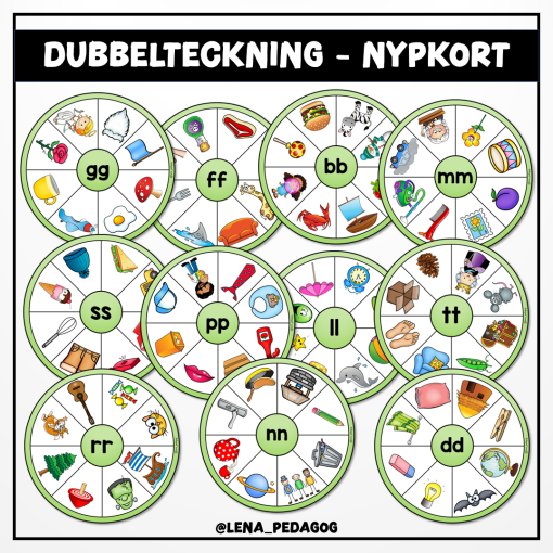 Dubbelteckning - nypkort