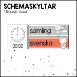 COLOR: schemaskyltar + klockor - bild 2