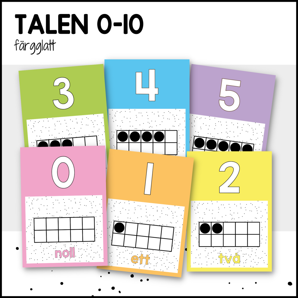 COLOR: talen 0-10