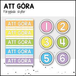 COLOR: att göra 1-6