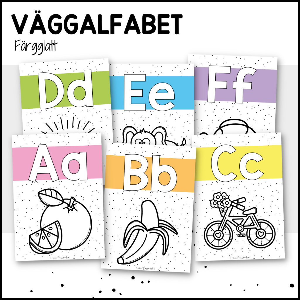 COLOR: väggalfabet