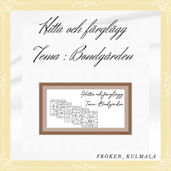 Hitta och färglägg - Tema: Bondgård