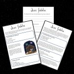 Jesus födelse – läsförståelse och skrivblad - bild 2