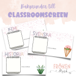 Bakgrunder till Classroomscreen (Vår) - bild 1