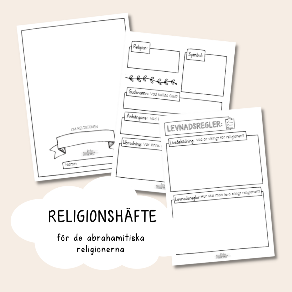 Religionshäfte Abrahamitiska religionerna