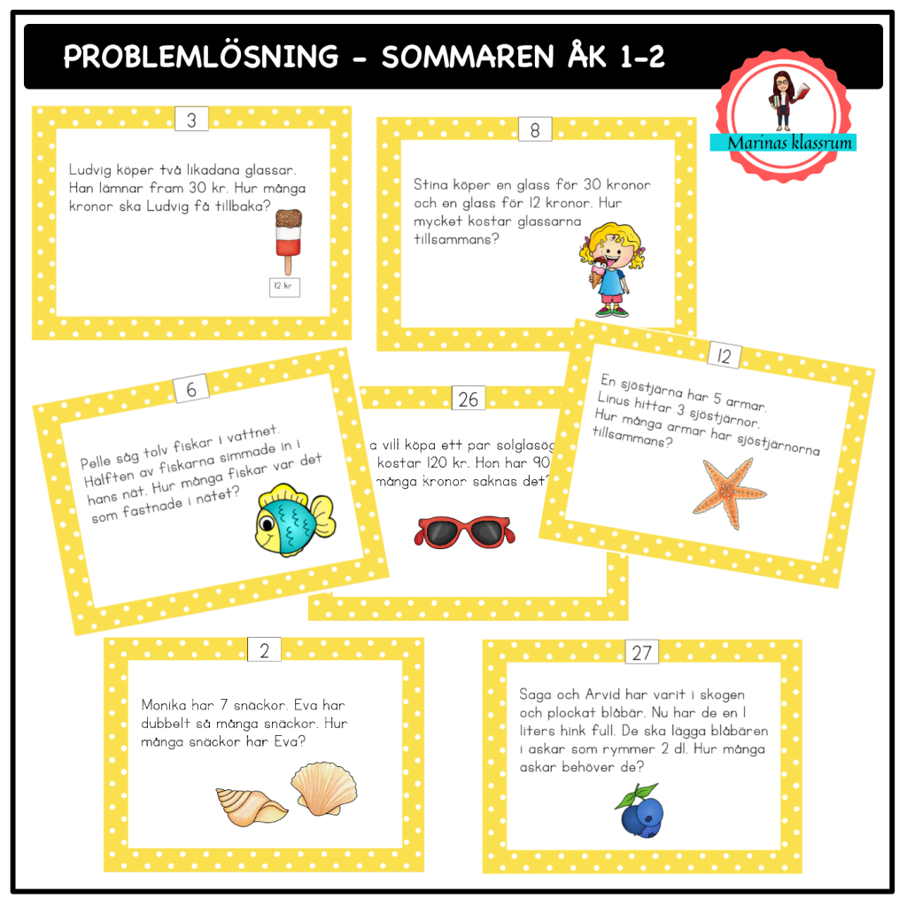 Problemlösning sommar åk 1-2