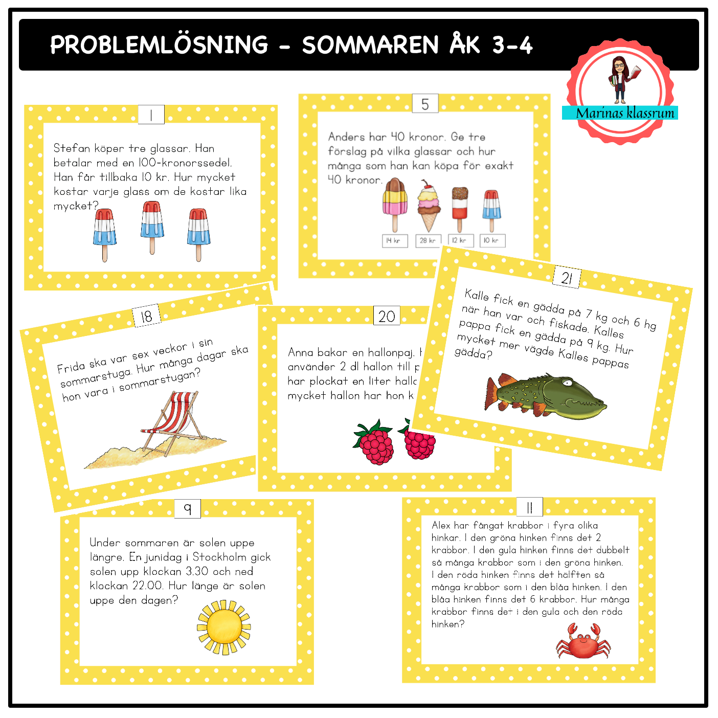 Problemlösning sommar åk 3-4