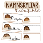 Klassrumspaket – neutral regnbåge - bild 2