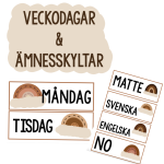 Klassrumspaket – neutral regnbåge - bild 4