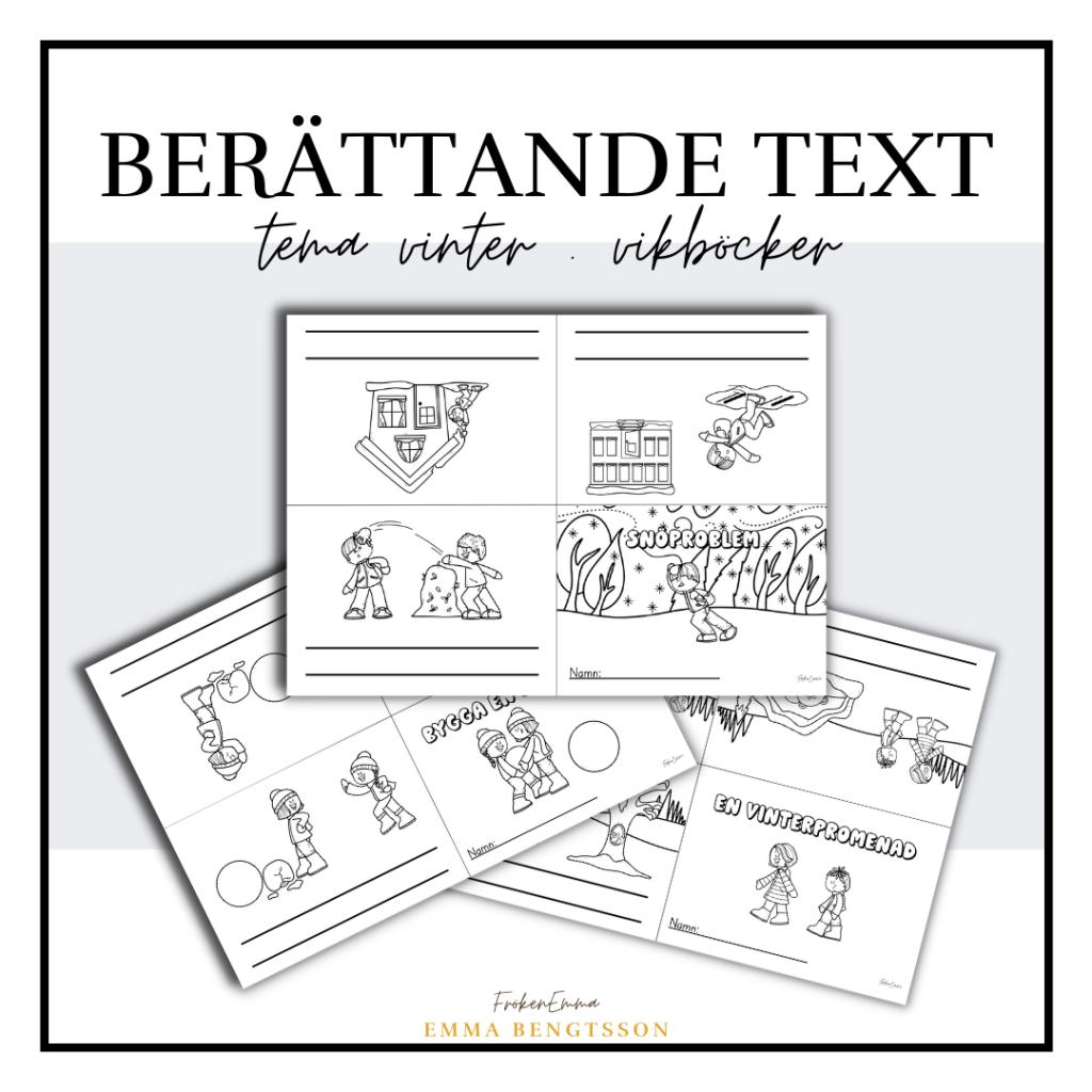 Berättande text: tema vinter – vikböcker