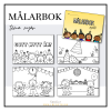 Målarbok: tema nyår