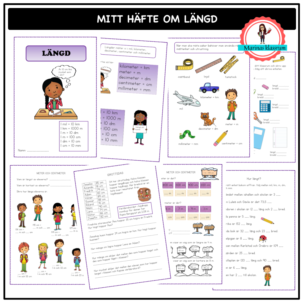 Mitt häfte om längd