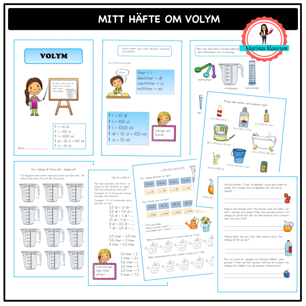 Mitt häfte om volym