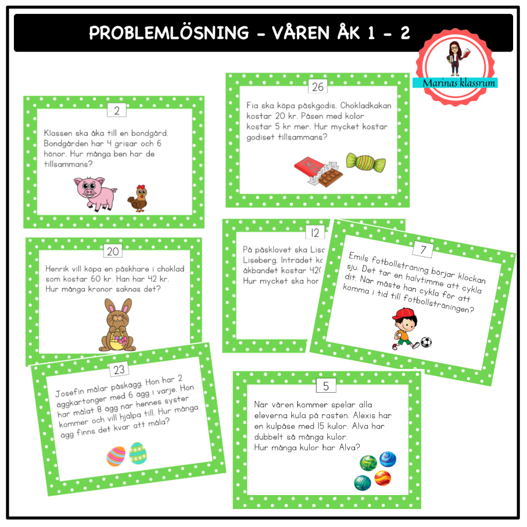 Problemlösning våren åk 1-2