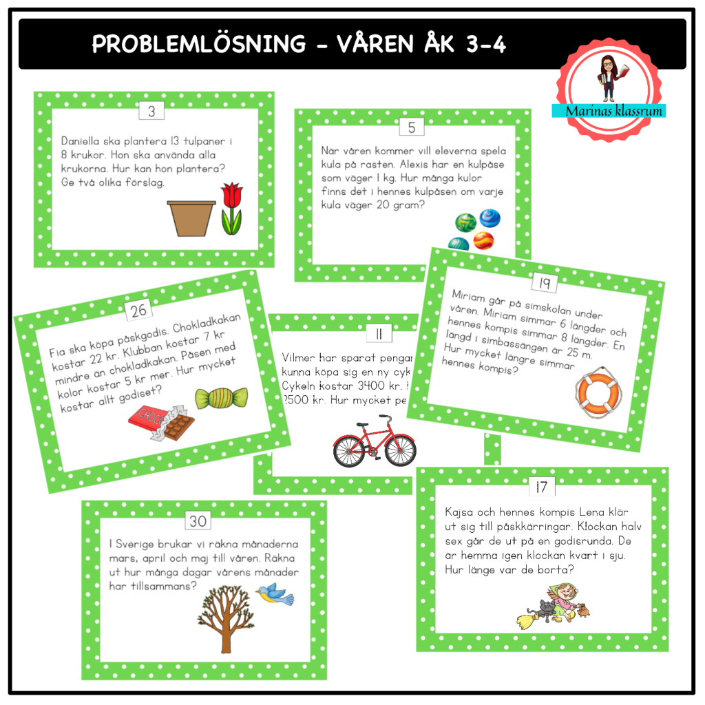Problemlösning våren åk 3-4