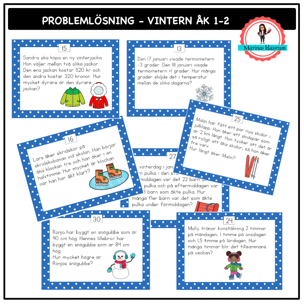 Problemlösning – vintern åk 1-2