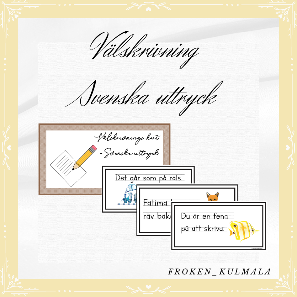 Välskrivning med svenska uttryck