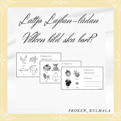 Lattjo Lajban lådan - Vilken bild ska bort?