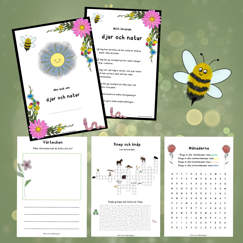 Min bok om djur och natur